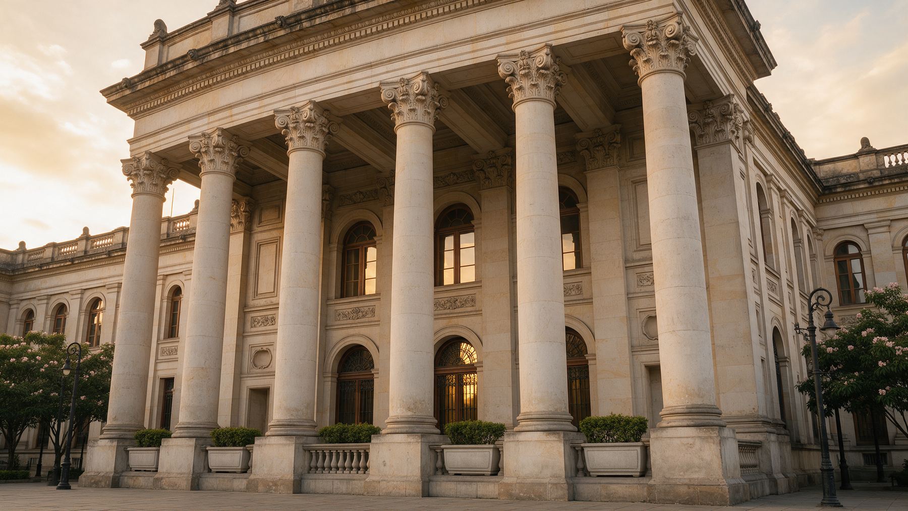 Columnas de edificio público: abogados de derecho administrativo y contratación estatal